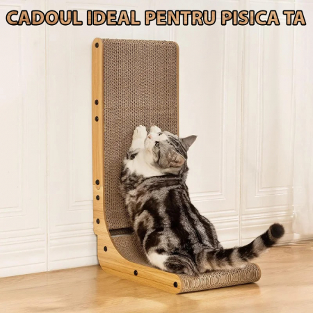 Ansamblu de joaca pentru pisici orizontal si vertical tip carton [4]