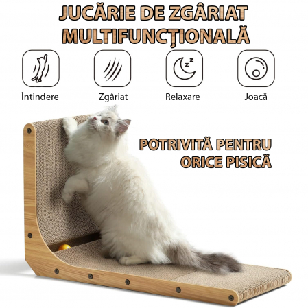 Ansamblu de joaca pentru pisici orizontal si vertical tip carton [1]