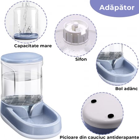 Dispenser de apa si mancare pentru caini si pisici [2]