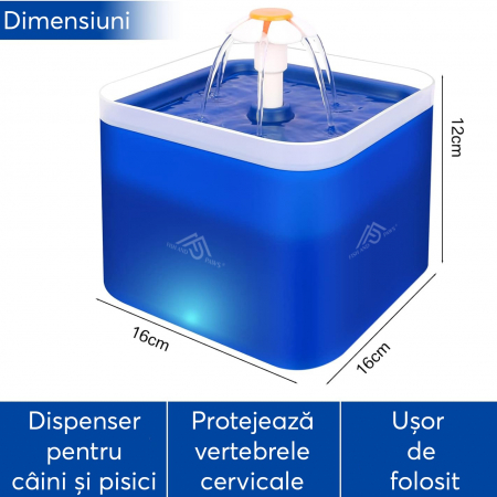 Dispenser de apa Tip fantana Albastru [7]