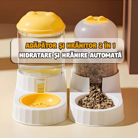Dispenser de apă și mâncare Galben [2]