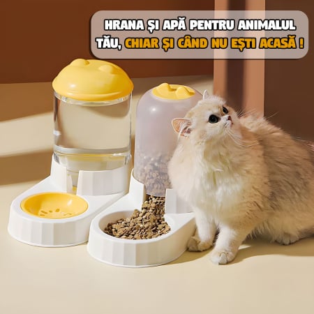Dispenser de apă și mâncare Galben [8]