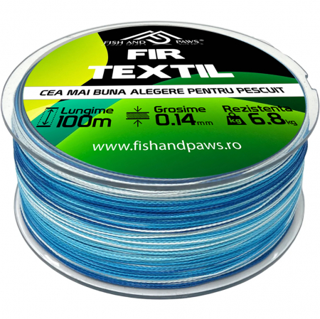 Pescuit - Fir textil pentru pescuit - Albastru