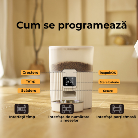 Hranitor automat pentru caini si pisici Resigilat [7]