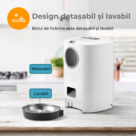 Hranitor automat pentru caini si pisici cu inregistrare vocala [2]