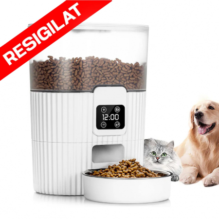 RESIGILATE - Hranitor automat pentru caini si pisici Resigilat