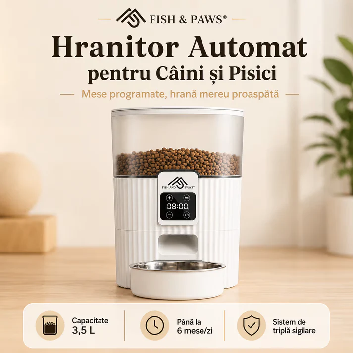 Hranitoare - Hranitor automat pentru caini si pisici