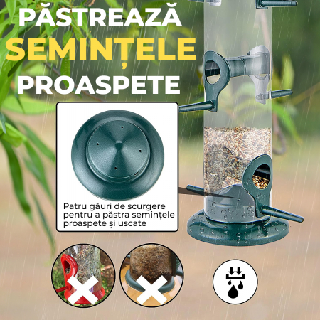 Hranitor exterior pentru pasari - 1 Buc. [7]