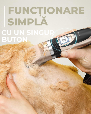 Masina profesionala de tuns animale - auriu [1]