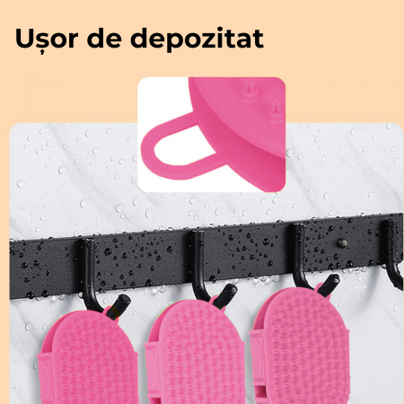 Perie 2 in 1 pentru animale de companie - roz [2]