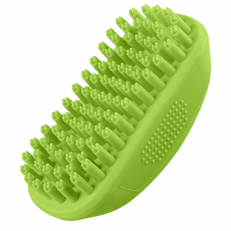 Perii - Perie de spalat pentru caini si pisici - verde