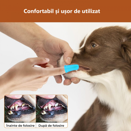 Periute de dinti tip degetar pentru animalele de companie [2]