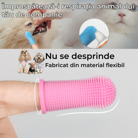 Periute de dinti tip degetar pentru animalele de companie [7]