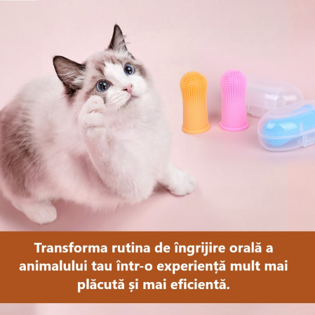 Periute de dinti tip degetar pentru animalele de companie [4]