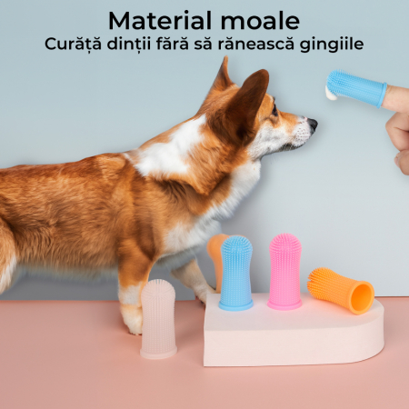 Periute de dinti tip degetar pentru animalele de companie [6]