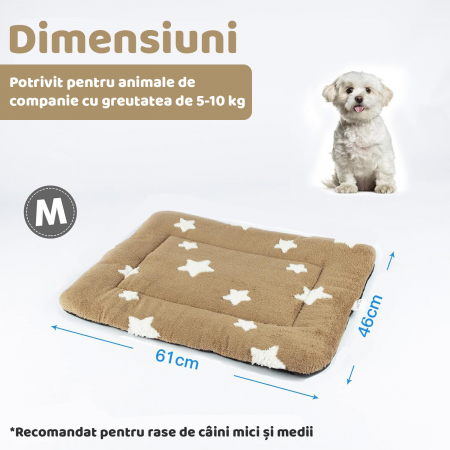 Saltea pentru caini si pisici Maro [3]