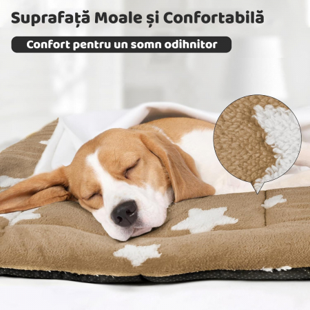 Saltea pentru caini si pisici Maro [4]