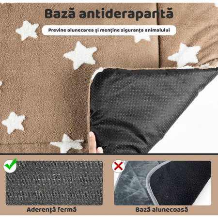 Saltea pentru caini si pisici Maro [7]