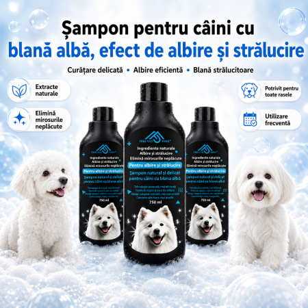 Sampoane - Sampon pentru caini cu blana alba