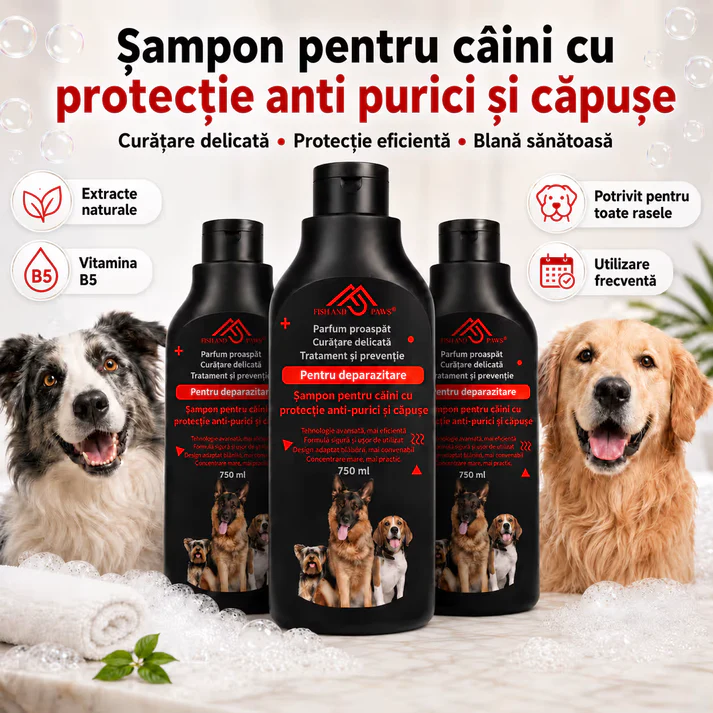 Sampoane - Sampon pentru caini anti-purici
