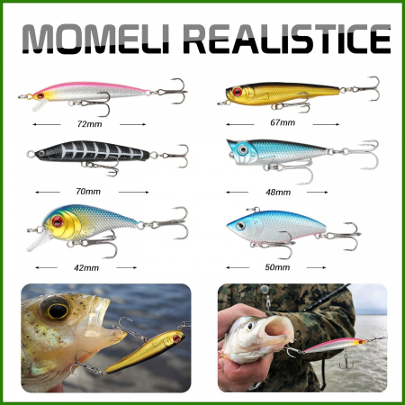 Set 102 momeli artificiale si accesorii pentru pescuit [2]