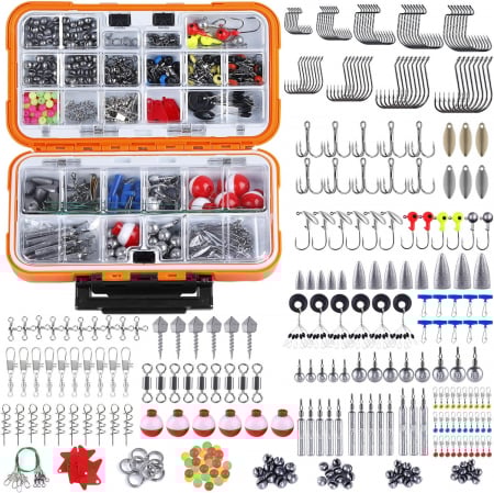 Pescuit - Set 343 accesorii pentru pescuit