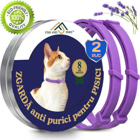 Zgarzi - Zgarda anti purici - 2 Buc