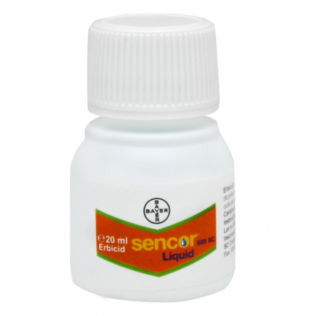 Erbicid SENCOR LIQUID 600 SC - 20 ml, Bayer, Preemergent, Postemergent, Cartof, Tomate, Soia [1]