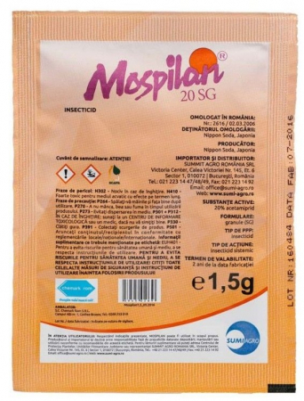 Insecticid sistemic MOSPILAN 20 SG - 1,5 g, SUMI AGRO [1]