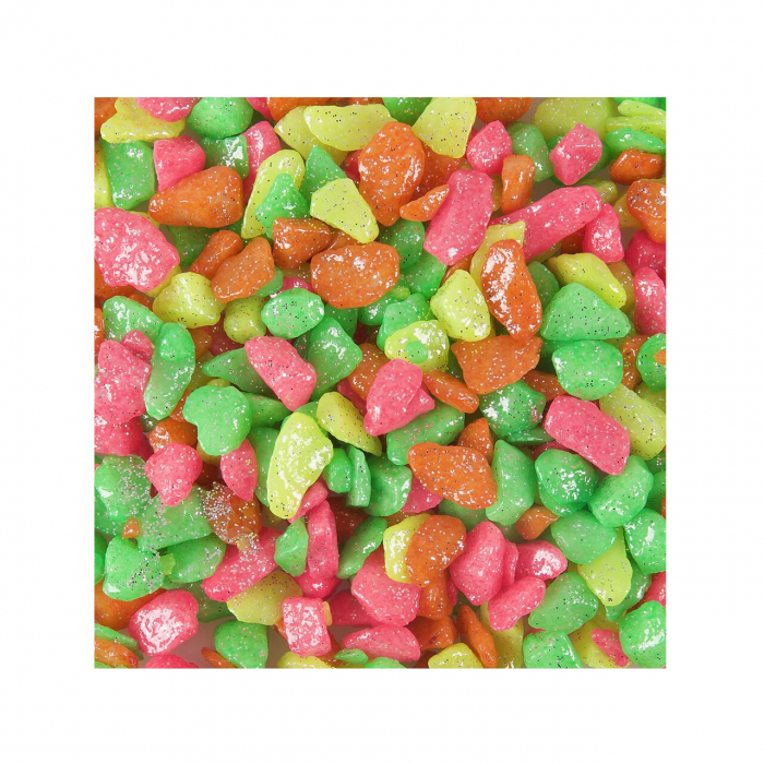 NISIP PENTRU ACVARIU FLAMINGO CURCUBEU MIX NEON 1KG [1]