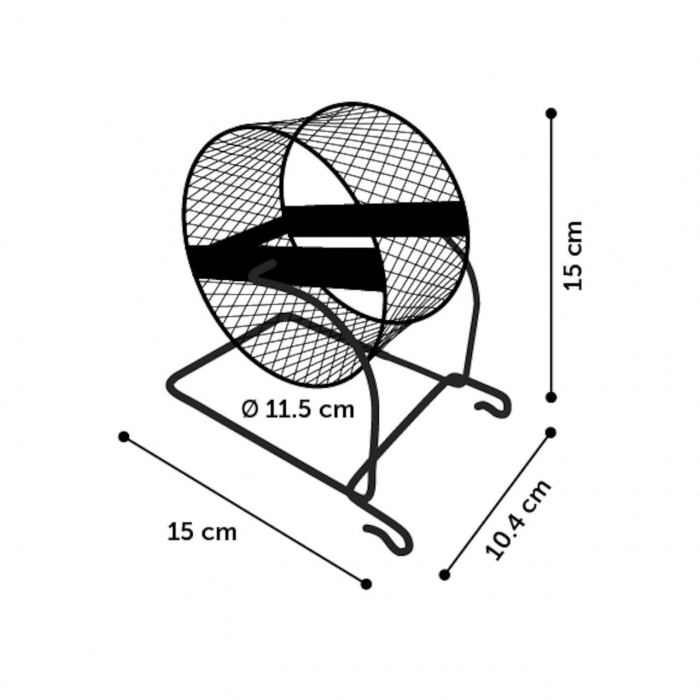ROATA CARUSEL PENTRU ROZATOARE ROSIE CU SUPORT FLAMINGO 11.5 CM [2]