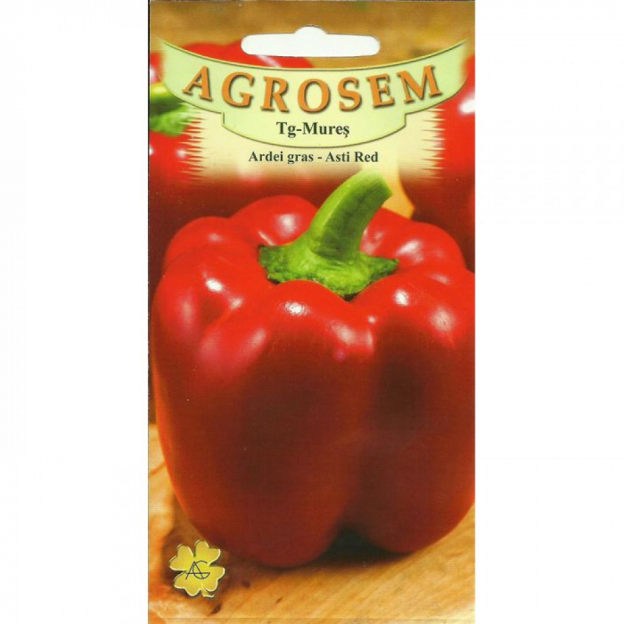 Seminte de ardei gras Asti Red, 1 gram, Agrosem [1]