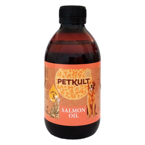 Ulei de somon pentru caini si pisici Petkult 300 ml [1]