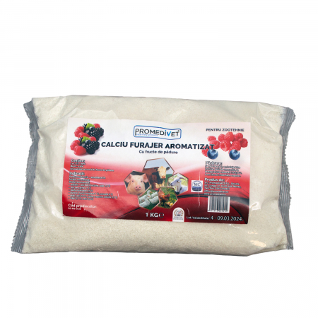 Vitamine si Suplimente - CALCIU FURAJER AROMATIZAT CU FRUCTE DE PĂDURE 1KG