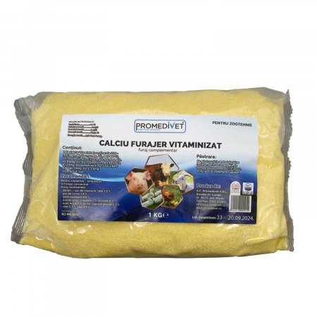 Vitamine si Suplimente - CALCIU FURAJER VITAMINIZAT 1KG