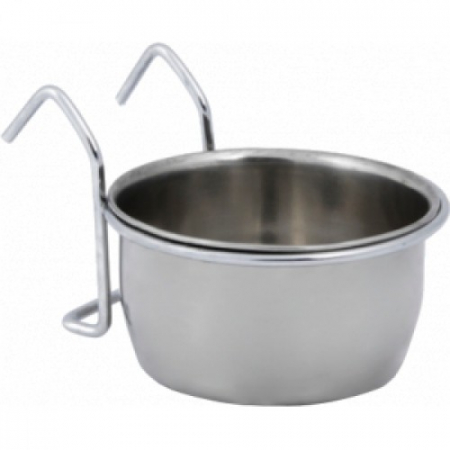 Custi si accesorii pentru cusca - Castron Inox cu Agatatoare 0.2 L