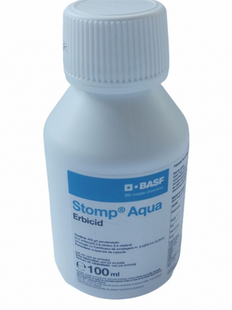 Erbicide - Erbicid STOMP AQUA - 100 ml, BASF, Preemergent, Selectiv, Porumb, Floarea Soarelui, Grau, Ceapa, Vita de vie