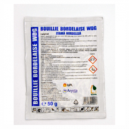 Fungicide - Fungicid contact Zeama Bordeleza (Bouillie Bordelaise) - 50 g
