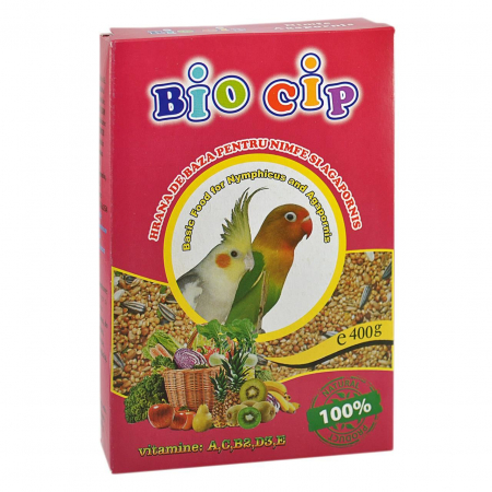 PET SHOP - HRANA COMPLETA BIOCIP PENTRU NIMFE 400GR