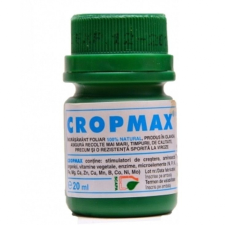 Pesticide - Ingrasamant Foliar CROPMAX - 20 ml, Fertilizator BIO