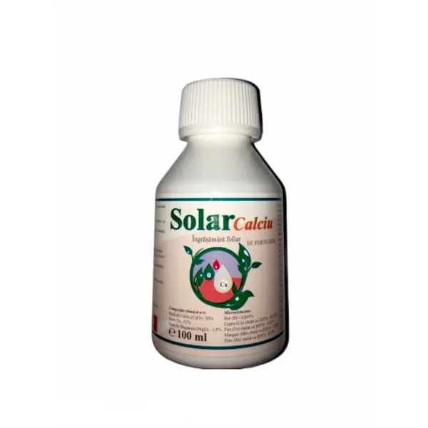 Ingrasaminte si adjudvanti - Ingrasamant foliar SOLAR CALCIU - 100 ml, Solarex