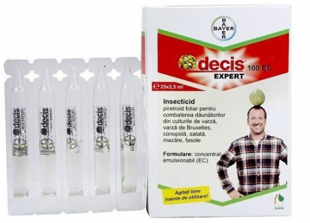 AGRICULTURA - Insecticid DECIS EXPERT 100 EC - 2,5 ml, Bayer, Contact