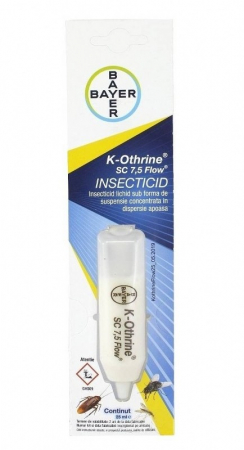 Insecticide si capcane pentru insecte - Insecticid K-OTHRINE SC 7.5 FLOW - 25 ml, Bayer, Contact