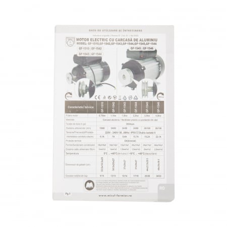 Motor electric 2800RPM 2.2KW cu carcasa de AL MF [1]