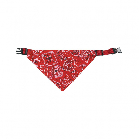 Plimbare - ZGARDA PENTRU CAINI FLAMINGO ROSIE CU BANDANA 22-35CM