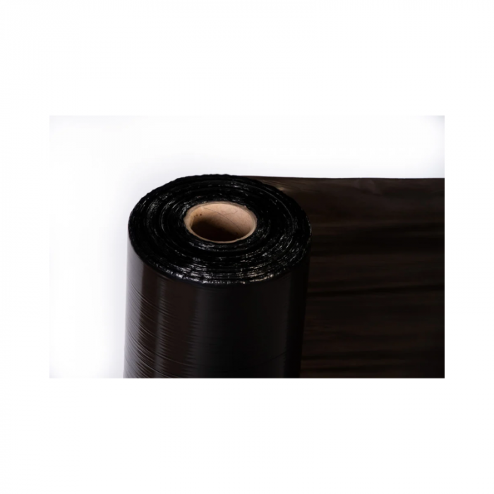 Folie neagra pentru mulcire perforata pentru capsiuni de 30 microni de 1.2 x 500 m [2]