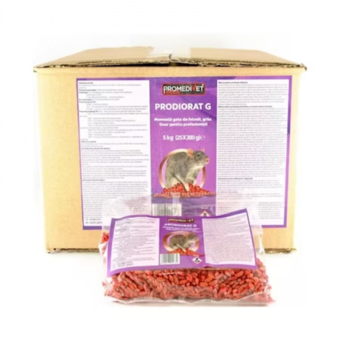 Grausor de soareci Prodiorat 5 kg ( 25 buc x 200 g ) [1]