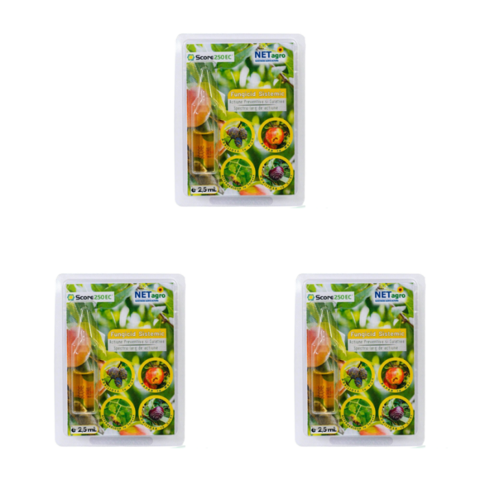 Set Fungicid Score 250 EC 2,5 ml x 3 buc [1]