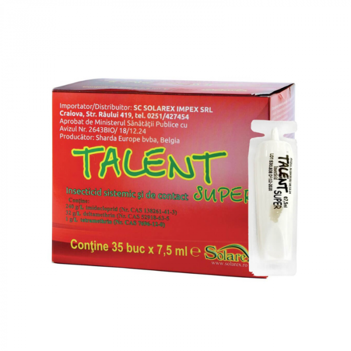 Set Insecticid Talent Super 7,5 ml x 10 buc [1]