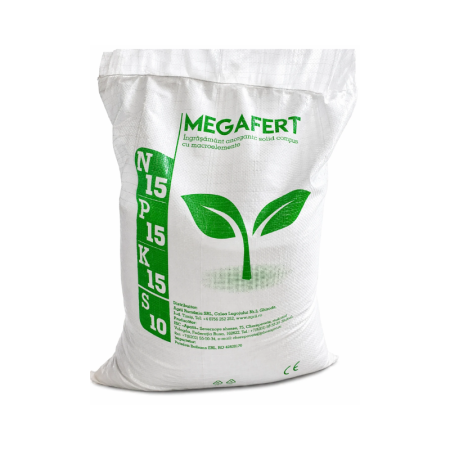 Ingrasaminte - Ingrasamant Complexe tip NPK 15 - 15 - 15 + 10S 25 kg